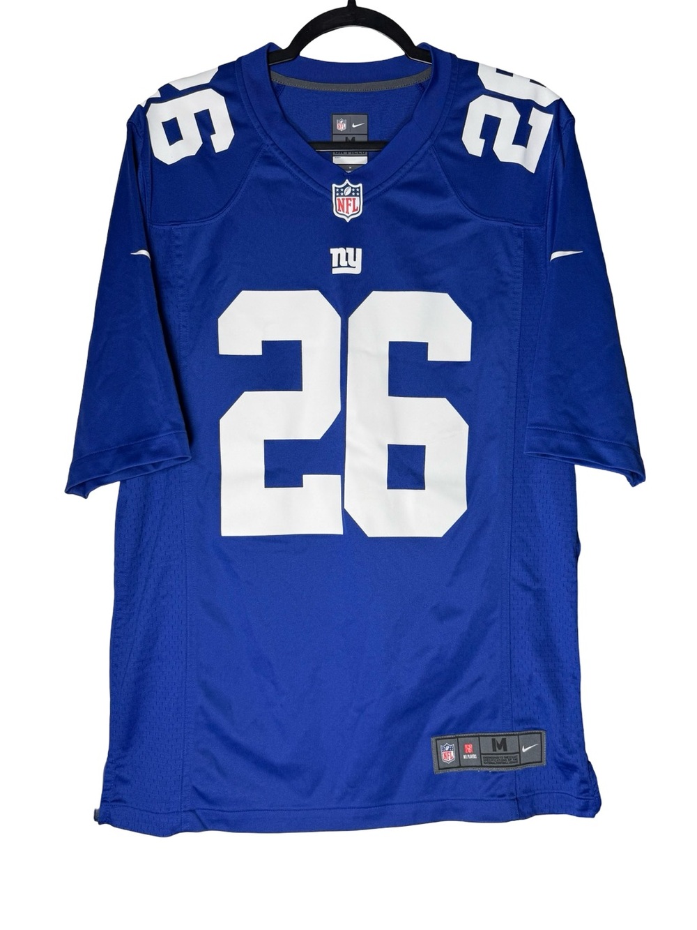 Nike Saquon Barkley #26 New York Giants On Field Jersey Medium Blue NFL Football